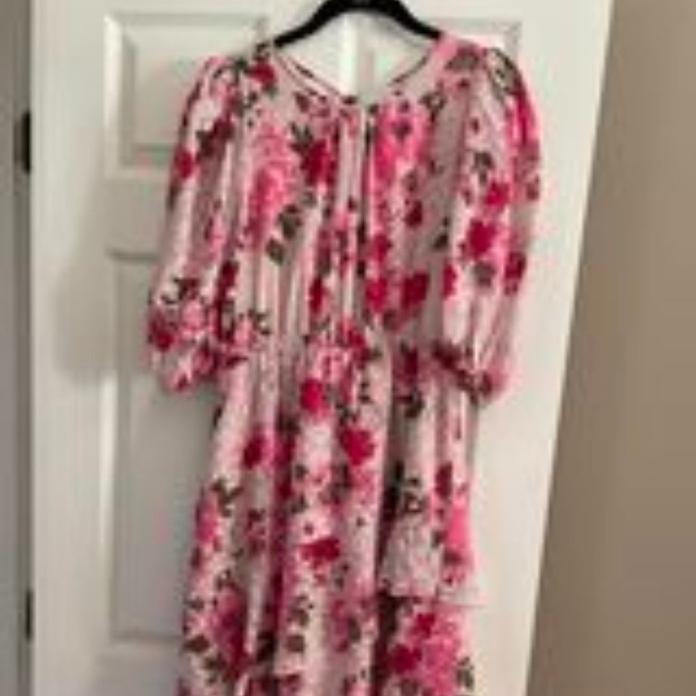 PINK FLORAL DRESS